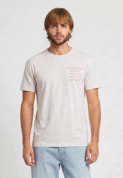 BARK regular short-sleeve T-shirt white cotton