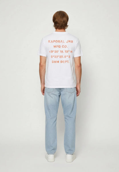 BARK regular short-sleeve T-shirt white cotton