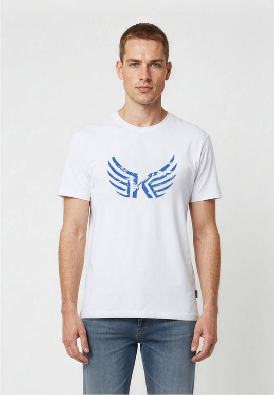 JACK regular short-sleeve T-shirt white cotton