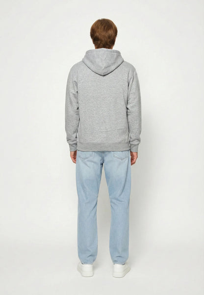 Hooded sweatshirt regular grey cotton polyester KATUM