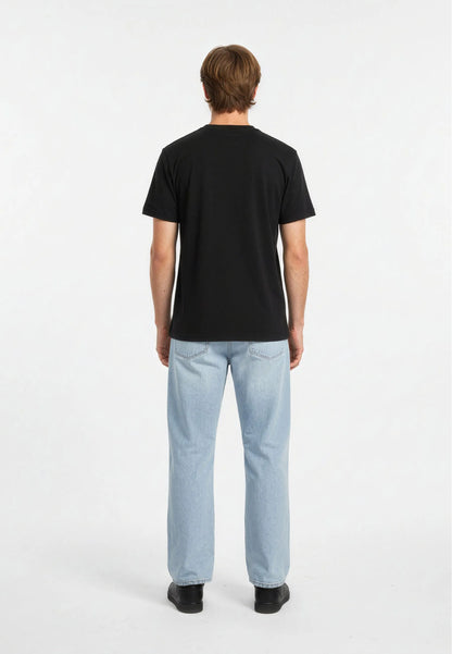 KULUM regular short-sleeve T-shirt black cotton