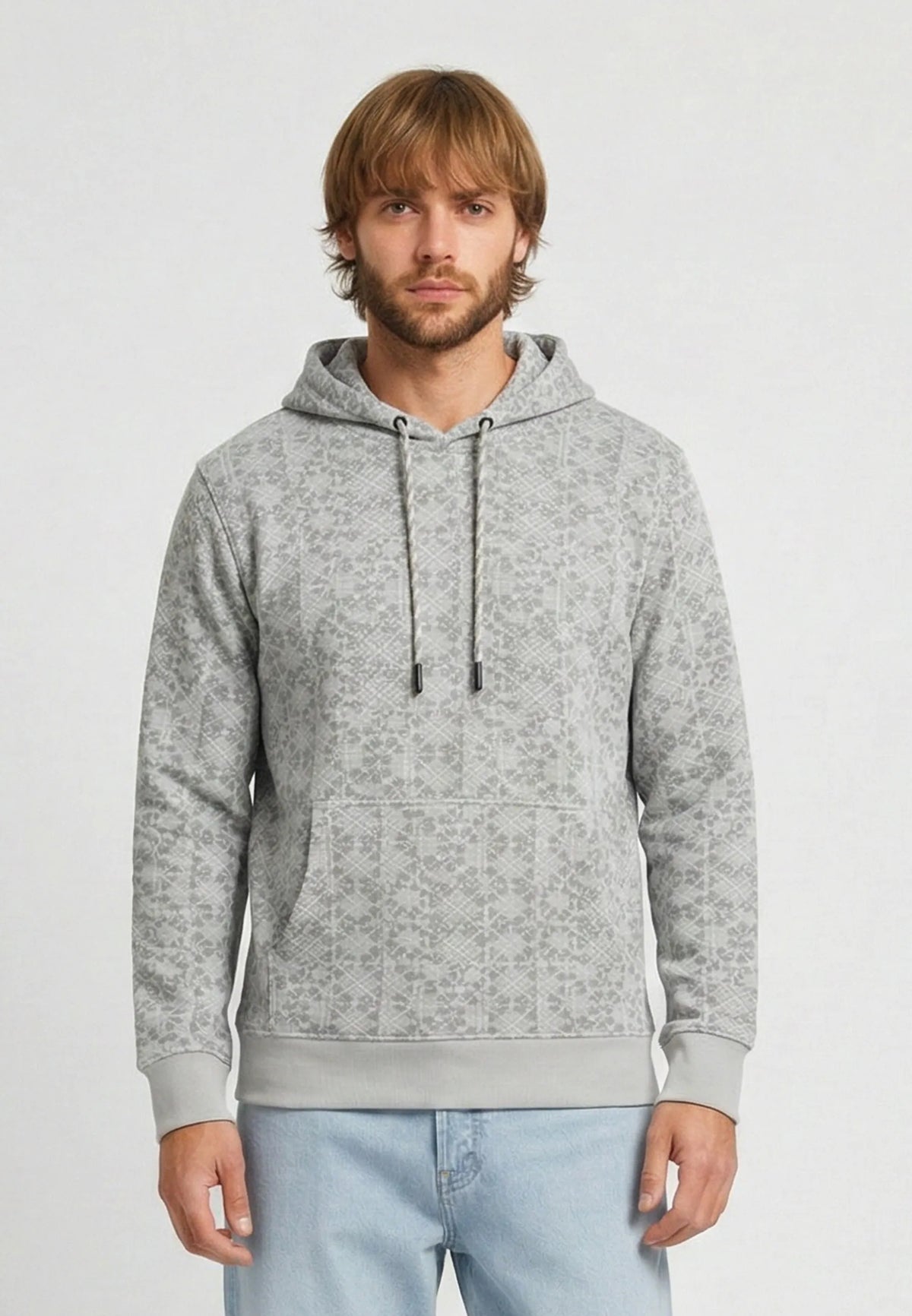Hooded sweatshirt regular off-white cotton polyester NAMA