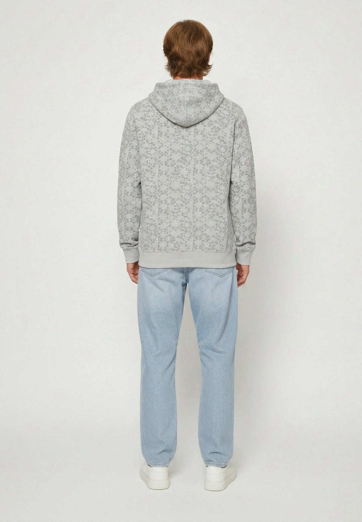 Hooded sweatshirt regular off-white cotton polyester NAMA