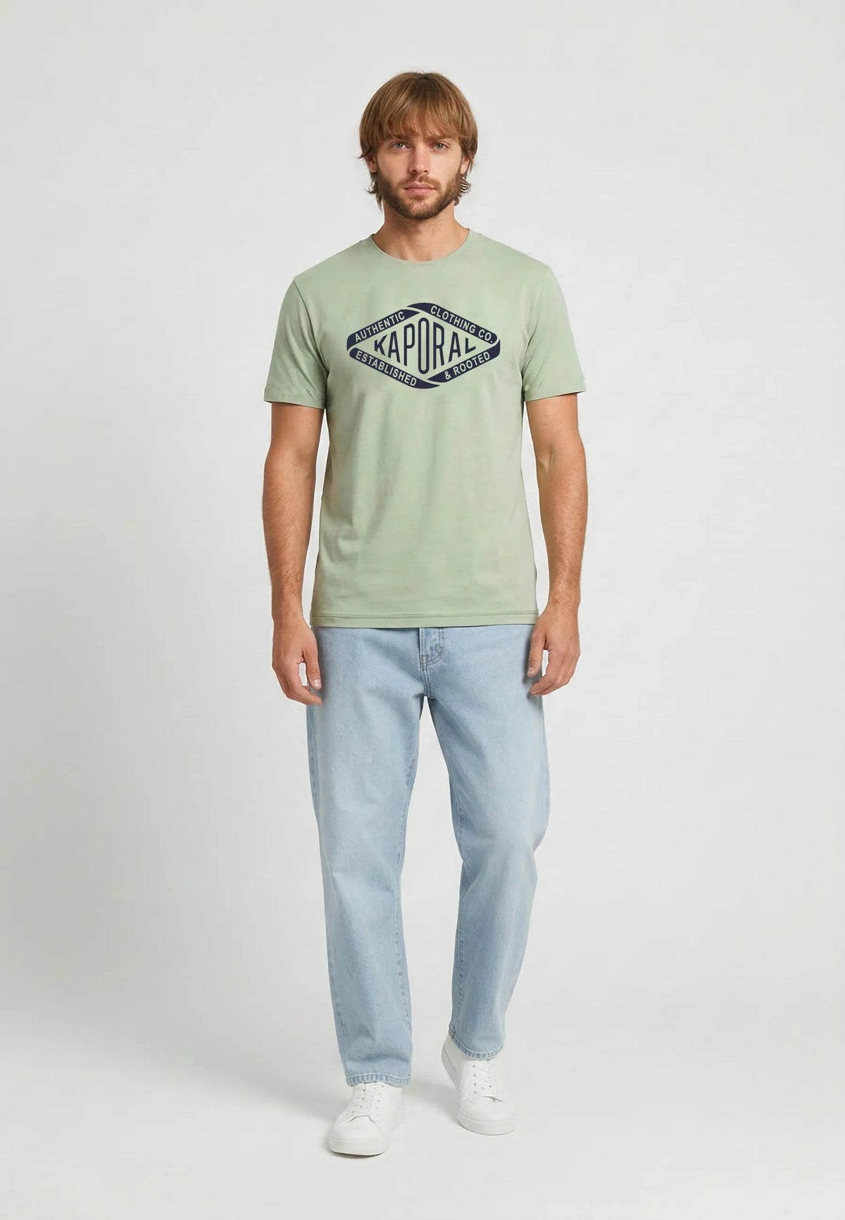 T-shirt short sleeves regular mint cotton RAZ