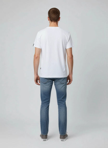 T-shirt short sleeves regular white cotton RAZ