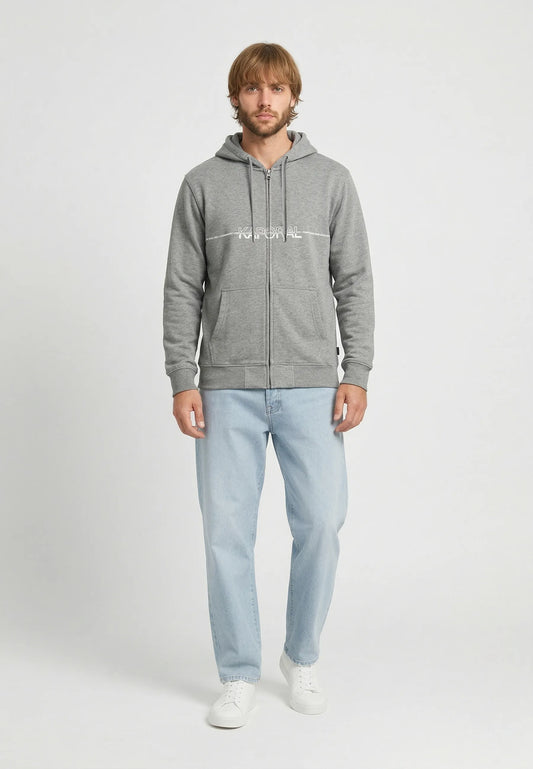 Sweatshirt regular heather grey cotton polyester ROLAN