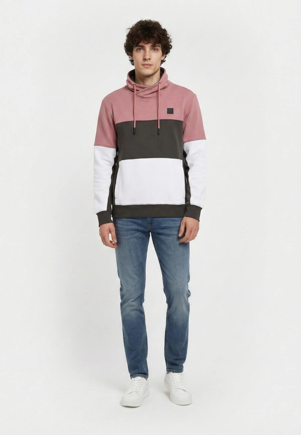 Sweatshirt regular dusty pink cotton polyester RUDON