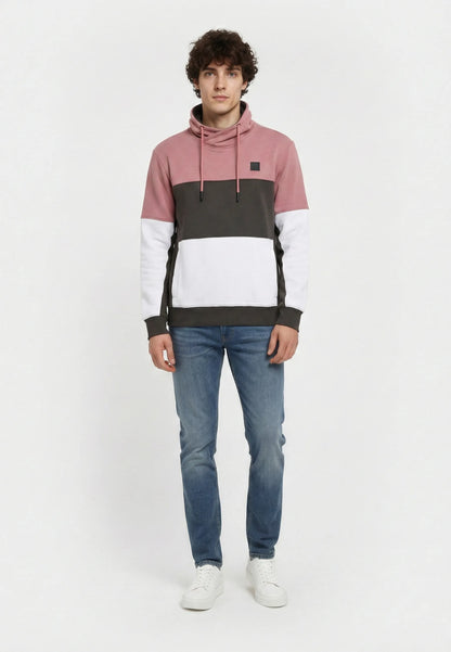 Sweatshirt regular dusty pink cotton polyester RUDON