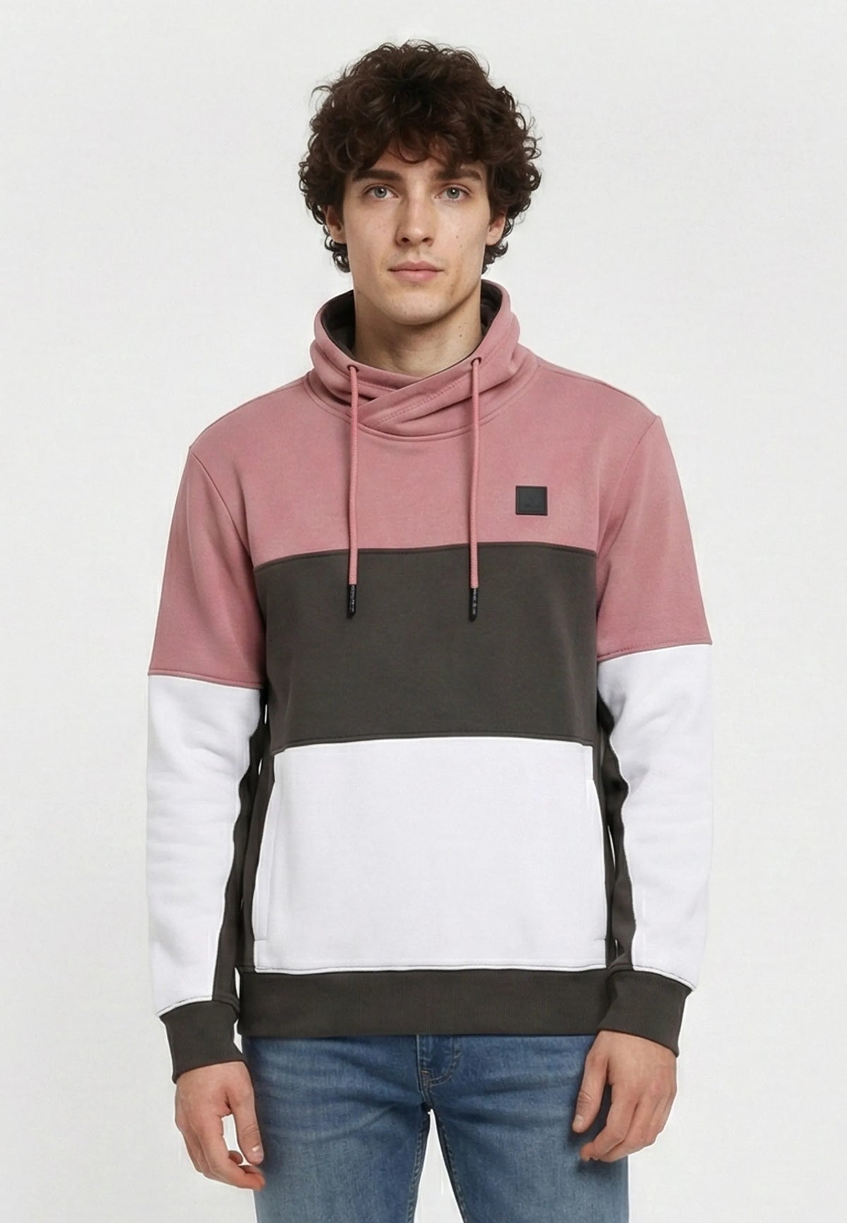 Sweatshirt regular dusty pink cotton polyester RUDON