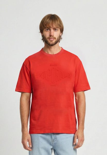 T-shirt short sleeves regular red cotton TIMAL