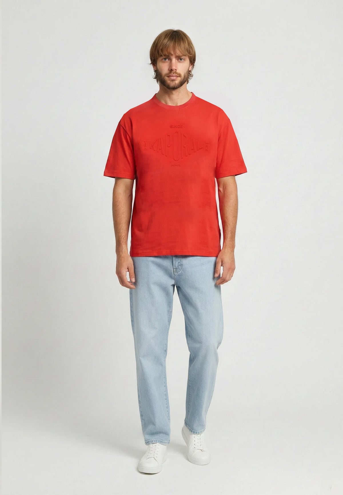 T-shirt short sleeves regular red cotton TIMAL