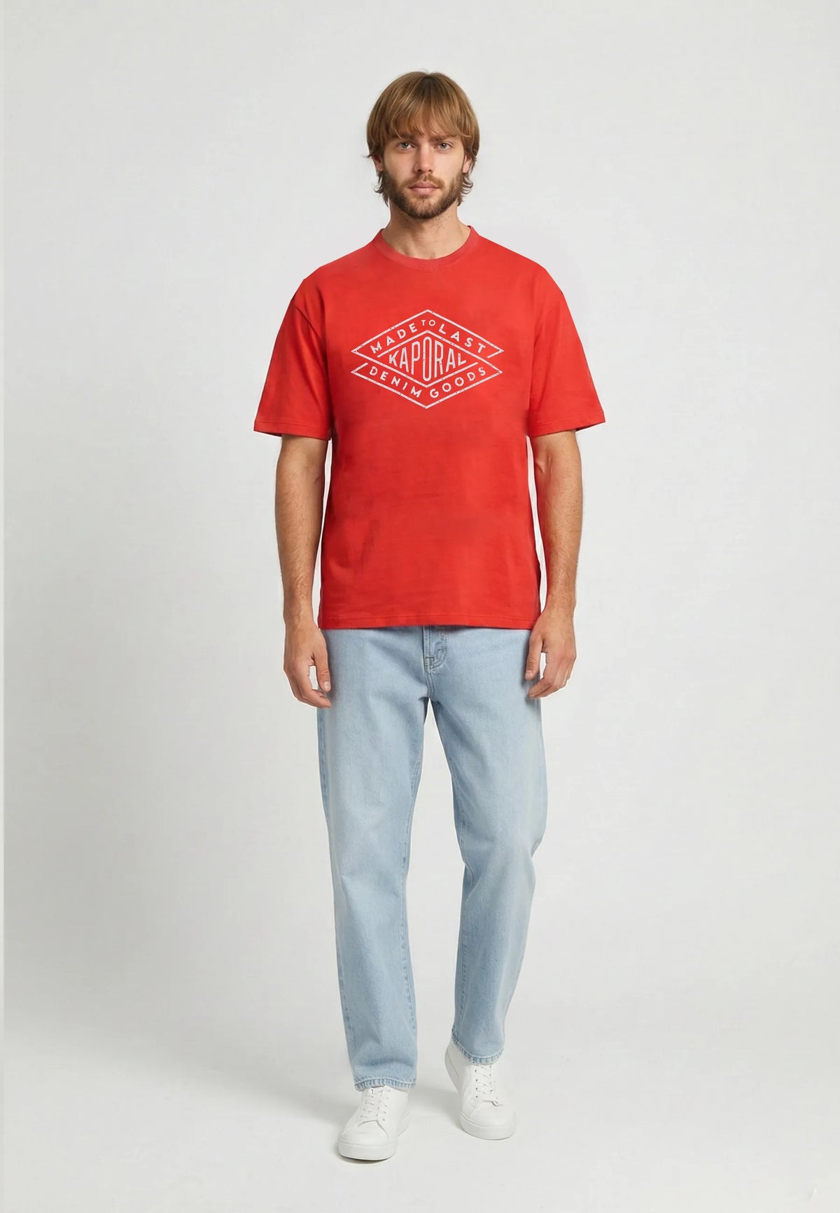 T-shirt short sleeves regular red cotton TOKY