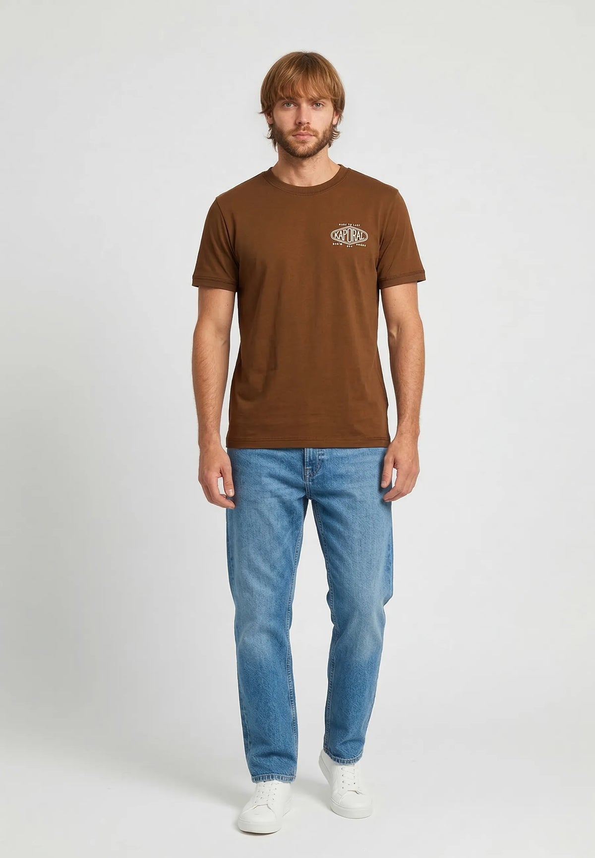 VADI copper cotton regular short-sleeved T-shirt