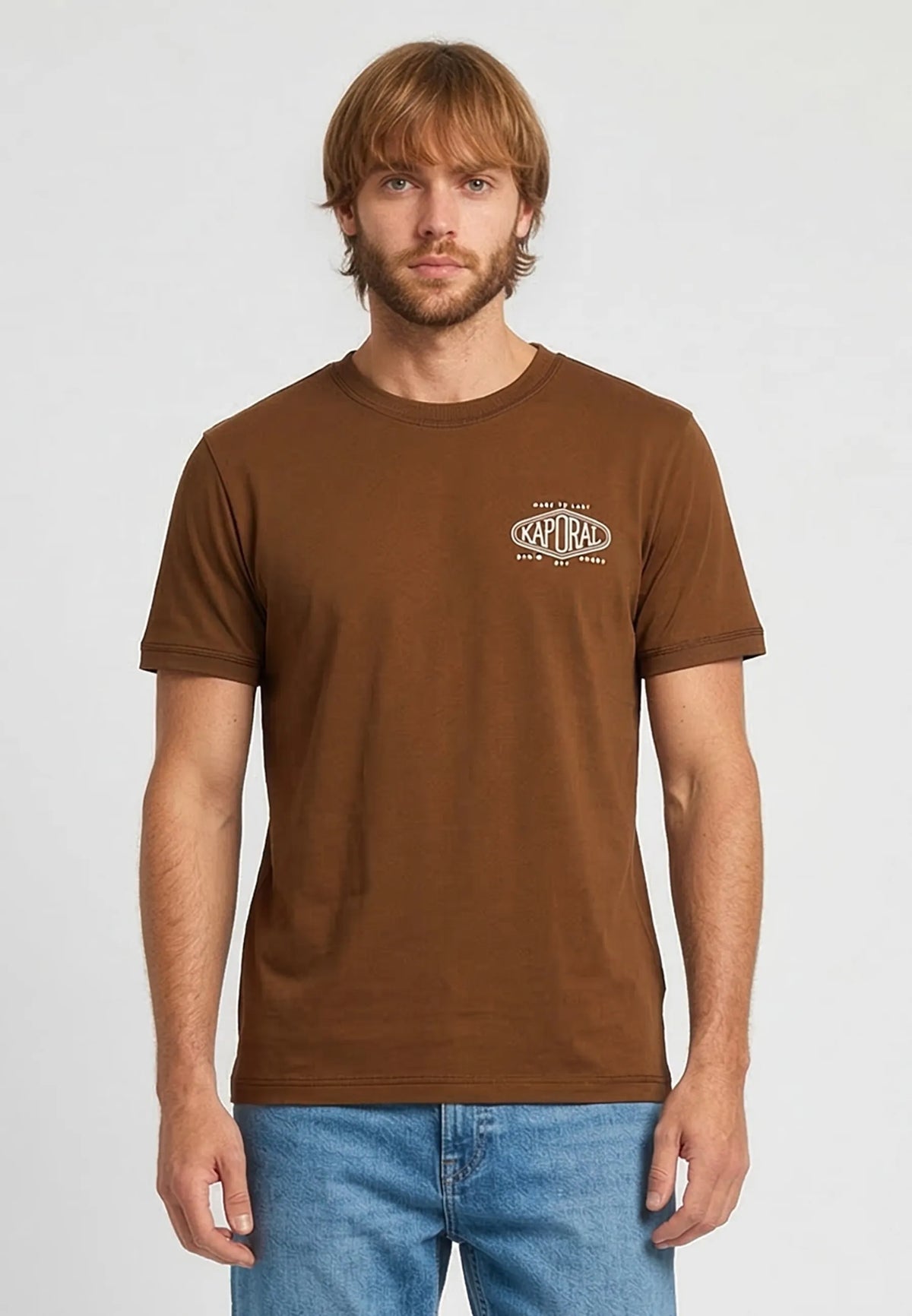 VADI copper cotton regular short-sleeved T-shirt