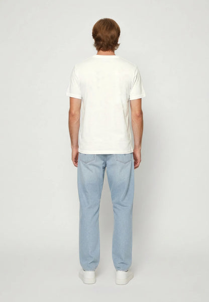 BOA regular short-sleeve T-shirt off-white cotton
